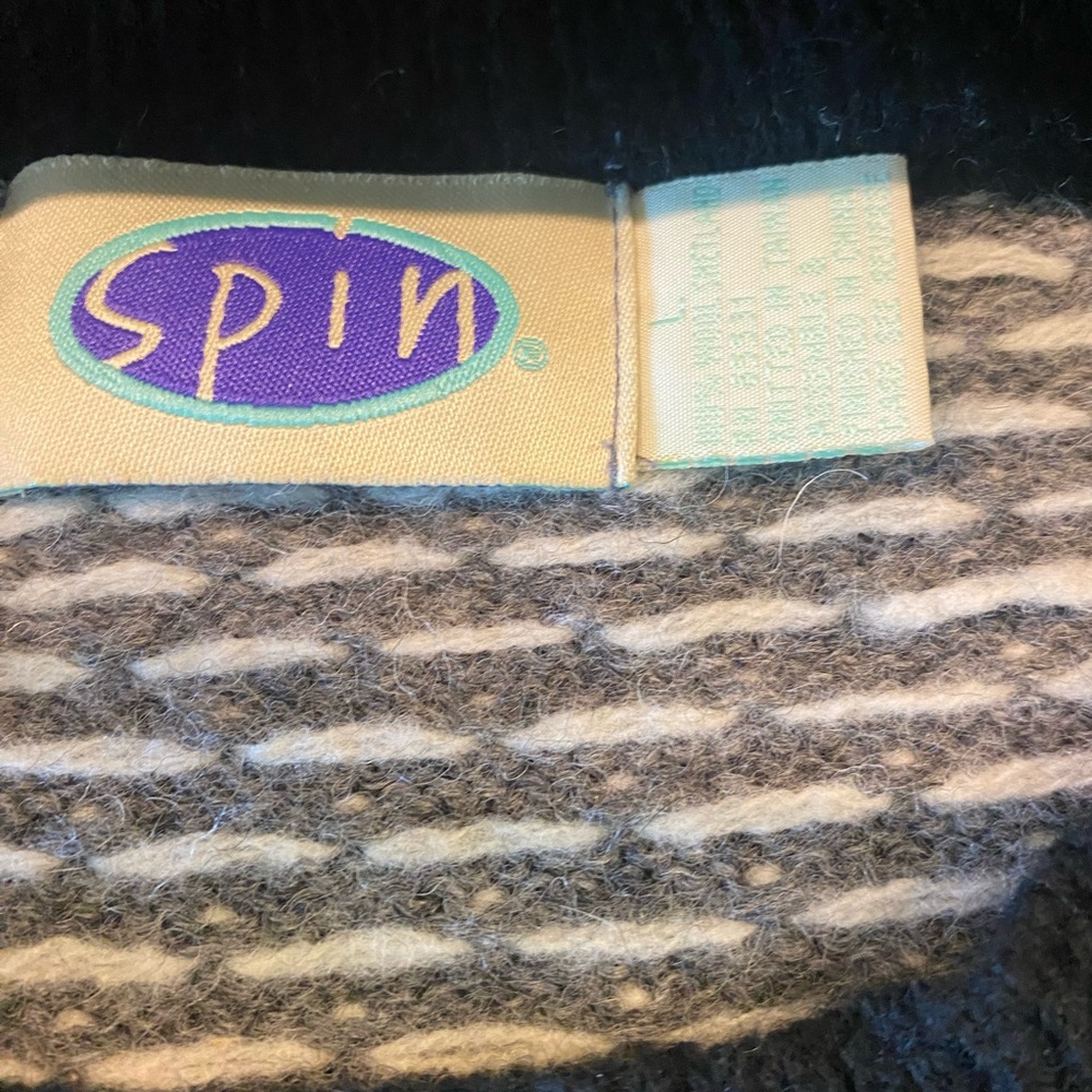 Wool Shetland sweater. Size large.